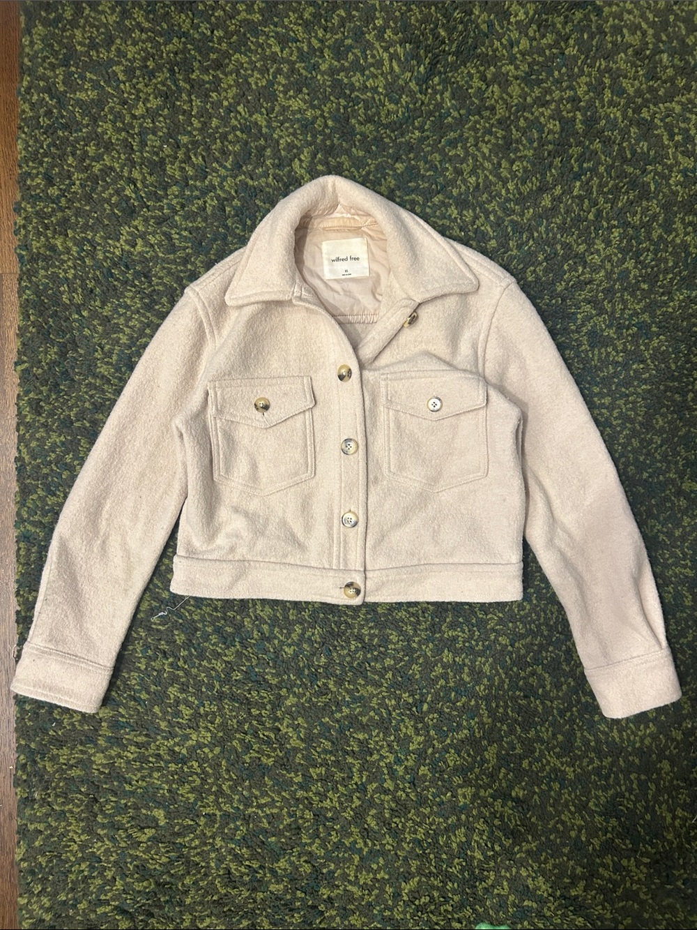 Wilfred Free Cropped Shacket